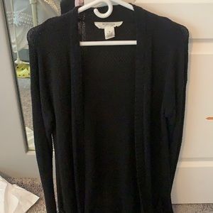 Long knitted cardigan